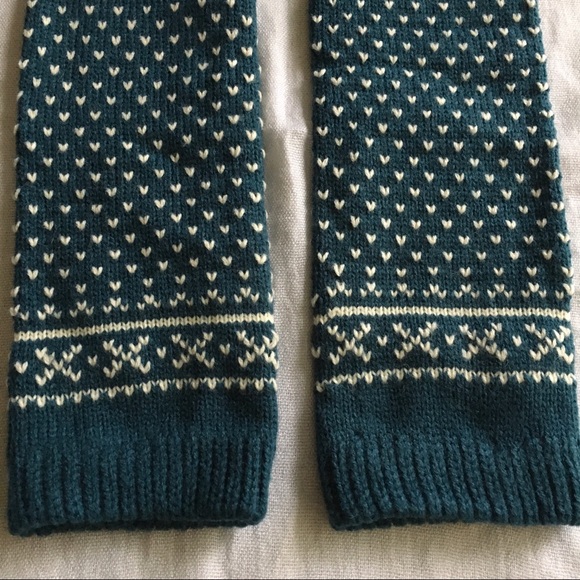 Fair isle fingerless gloves / arm warmers - Picture 6 of 8